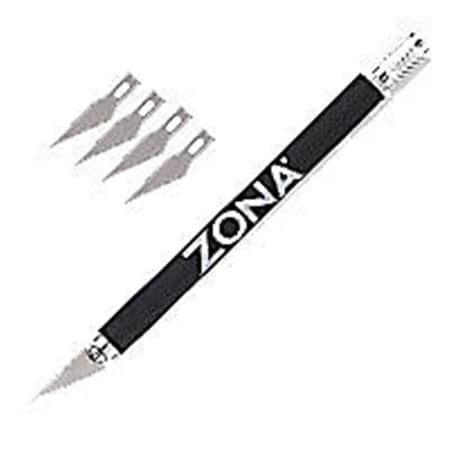 Zona Health Zona  Hobby Knife with Assorted Blades - Set of 5 ZON39920